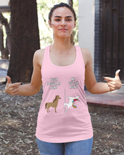Load image into Gallery viewer, Funny Unicorn Difference Between Your Regular Aunt And My Dutch Aunt Ladies Flowy Tank
