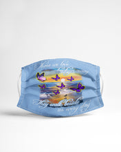 Load image into Gallery viewer, Butterfly Sunset On Beach Those We Love Don't Go Away Gift For Lover Cloth Face Mask
