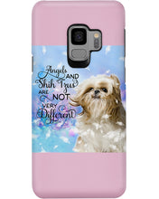 Load image into Gallery viewer, Angels And Shih Tzu Are Not Different Gift For Dog Lovers Phone case
