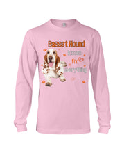Load image into Gallery viewer, Basset Hound Kisses Fix Everything Gift For Dog Lovers Unisex Long Sleeve
