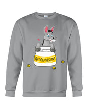 Load image into Gallery viewer, Funny Donkey Anti Depressant Meaning Gift For Women Sweatshirt
