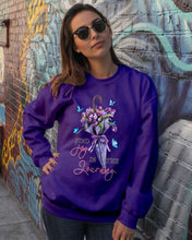 Load image into Gallery viewer, Butterflies Find Joy In The Journey Gift For Daughter Sweatshirt
