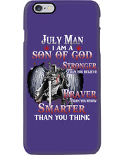 Load image into Gallery viewer, July Man Son Of God Birthday Meaningful Gift For Men Phone case
