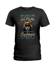 Load image into Gallery viewer, A Queen Was Born In October Birthday Meaningful Gift For Women Ladies Tee
