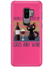 Load image into Gallery viewer, Easily Distracted By Cats And Wine Special Custom Design Phone case
