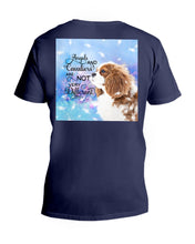 Load image into Gallery viewer, Angels And Shih Tzu Are Not Different Gift For Dog Lovers Guys V-Neck
