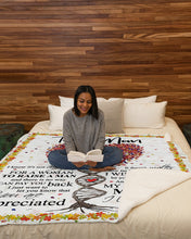 Load image into Gallery viewer, Giving For  Mama Let You Know You're Appreciated  Custom Design Sherpa Blanket
