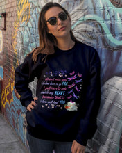 Load image into Gallery viewer, Butterflies When I Miss You I Just Have To Look Inside My Heart Gift For Lover Sweatshirt
