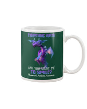 Load image into Gallery viewer, Everything Hurt And You Want Me To Smile Trending Mug
