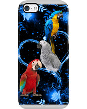 Load image into Gallery viewer, Lovely Phone Case Twinkling Blue Heart Gift For Parrots Lovers Phone case
