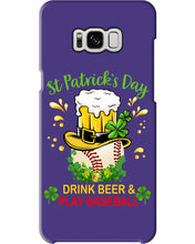 Load image into Gallery viewer, Baseball Drink Beer Day St Patrick's Day Gift For Baseball Lovers Phone case
