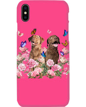 Load image into Gallery viewer, Gift For Dog LoversChesapeake Bay Retriever With Peonies Phone case
