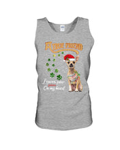 Load image into Gallery viewer, A True Friend Loves Paws On My Heart Gift For Dog Lovers Unisex Tank Top
