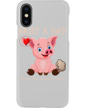 Load image into Gallery viewer, Fart A Day Keep The Doctor Away Gift For Pig Lovers Phone case
