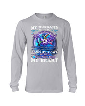 Load image into Gallery viewer, Hummingbird My Husband My Guardian Angel Gift For Angel Husband Unisex Long Sleeve
