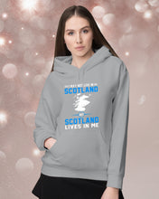 Load image into Gallery viewer, I May Not Live In Scotland But Scotland Lives In Me Custom Design Hoodie
