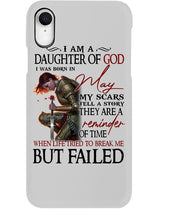 Load image into Gallery viewer, I'm Daughter Of God I Was Born In May My Scars Tell A Story Phone case
