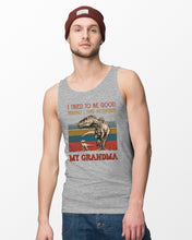 Load image into Gallery viewer, Grandma Gift For Grandson I Tried To Be Good But I Take After Unisex Tank Top
