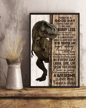 Load image into Gallery viewer, Laugh Love Live Remember To Be Awesome Custom Design Vertical Poster
