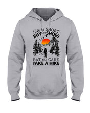 Load image into Gallery viewer, Life Is Short Buy The Shoes Hoodie
