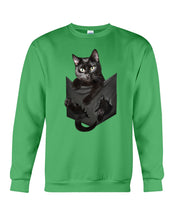 Load image into Gallery viewer, Cat In Your Front Pocket Perfect Gift For Friends Who Loves Cat Sweatshirt
