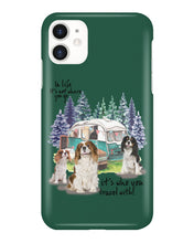 Load image into Gallery viewer, Cavalier King It's Who You Travel With Gift For Dog Lovers Phone case
