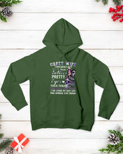 Load image into Gallery viewer, Crazy Wife I Am Who I Am Have Tattoos Pretty Eyes Thick Thighs Hoodie
