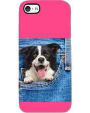 Load image into Gallery viewer, Border Collie In Denim Pocket Gift For Dog Lovers Phone case
