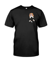 Load image into Gallery viewer, Cavalier King Charles Spaniel In Pocket - Dogs Lovers Gift Guys Tee
