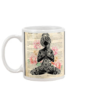 Load image into Gallery viewer, I'm Mostly Peace Love And Light Yoga Gift For Yoga Lovers Mug
