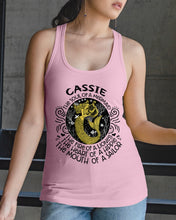 Load image into Gallery viewer, Gift For Cassie Girl The Soul Of A Mermaid Ladies Flowy Tank
