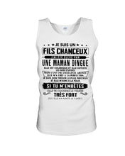Load image into Gallery viewer, Je Suis Un Fils Chanceux Birthday Gift For Men Unisex Tank Top
