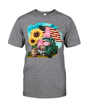 Load image into Gallery viewer, Black Phone Case With Pig Sunflower Gift For Pig Lovers Guys Tee
