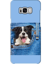 Load image into Gallery viewer, Border Collie In Denim Pocket Gift For Dog Lovers Phone case

