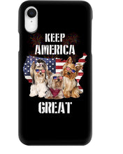 Load image into Gallery viewer, Keep America Great Yorkshire Terrier Gift For Dog Lovers Phone case
