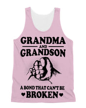 Load image into Gallery viewer, Grandma And Grandson A Bond That Can't Be Broken Custom Design Unisex Tank Top

