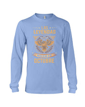 Load image into Gallery viewer, Birthday Meaningful Gift Las Levendas Nacen En Octubre Unisex Long Sleeve
