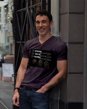 Load image into Gallery viewer, Be Strong Brave And Humble Labrador Retriever Gift For Dog Lovers Guys V-Neck
