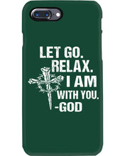 Load image into Gallery viewer, Let You Relax I Am With You Gray Background Phone case
