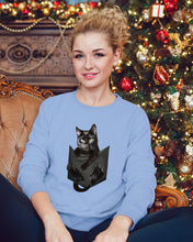 Load image into Gallery viewer, Cat In Your Front Pocket Perfect Gift For Friends Who Loves Cat Sweatshirt
