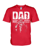 Load image into Gallery viewer, Daughter's Best Friend Son's Partner In Crime Special Custom Design Guys V-Neck
