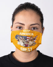 Load image into Gallery viewer, Keep America Great Yorkshire Terrier Gift For Dog Lovers Cloth Face Mask
