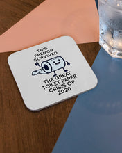 Load image into Gallery viewer, French Survived The Great Toilet Paper Crisis Of 2020 For Personalized Nation Gift Coaster
