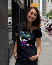 Load image into Gallery viewer, Lovely Phone Case Rainbow Design Stay Out Of My Bubble Gift For Friends Ladies Tee
