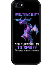 Load image into Gallery viewer, Everything Hurt And You Want Me To Smile Trending Phone case
