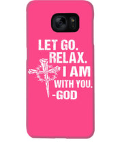 Load image into Gallery viewer, Let You Relax I Am With You Gray Background Phone case
