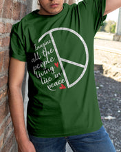 Load image into Gallery viewer, Image All The People Living Life In Peace Custom Design For Friends Guys Tee
