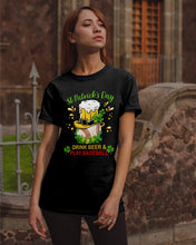 Load image into Gallery viewer, Baseball Drink Beer Day St Patrick's Day Gift For Baseball Lovers Guys Tee
