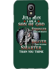 Load image into Gallery viewer, July Man Son Of God Birthday Meaningful Gift For Men Phone case
