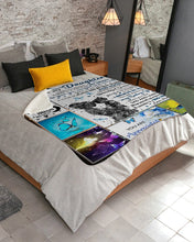 Load image into Gallery viewer, Inside Blanket Is A Piece Of My Heart Mom Gift For Daughter Sherpa Blanket
